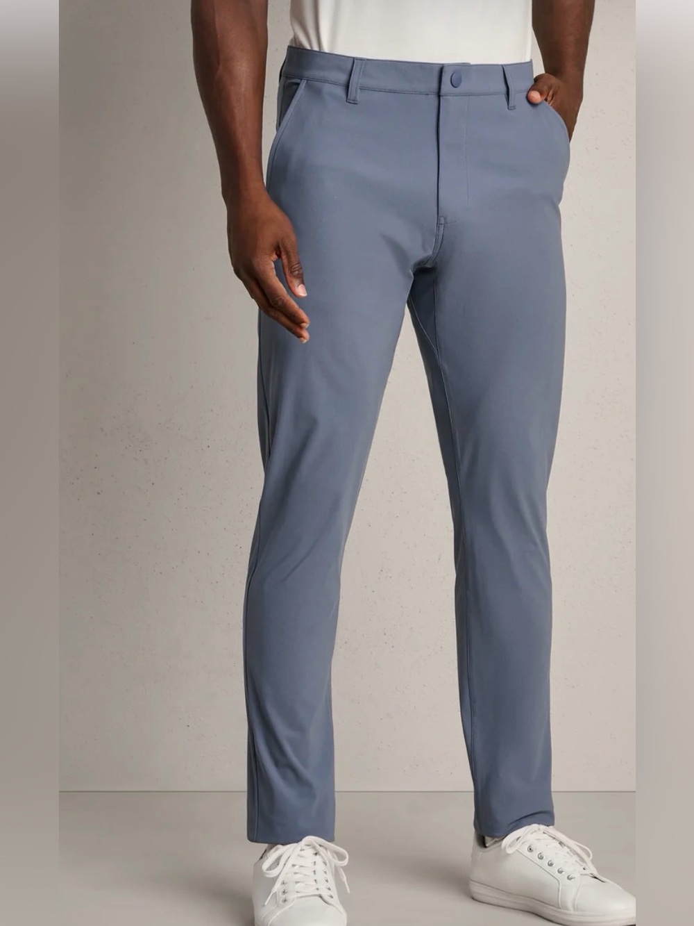 Rhone Commuter® Pant - Slim Men's Performance Pants in Slate Blue